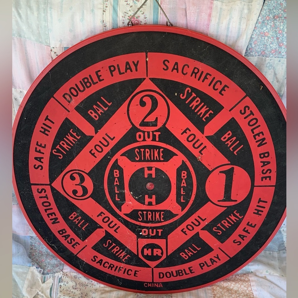 Sportcraft 17" Double Sided Dart Board Baseball